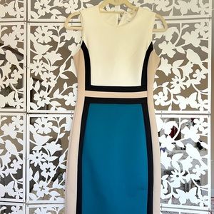 Colorblock Sheath Dress